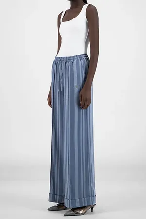 Daily paper Blue Striped Hina Pants