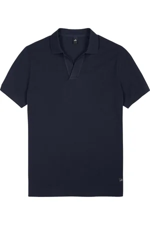 Wahts Rice | Retro Poloshirt Navy Blue