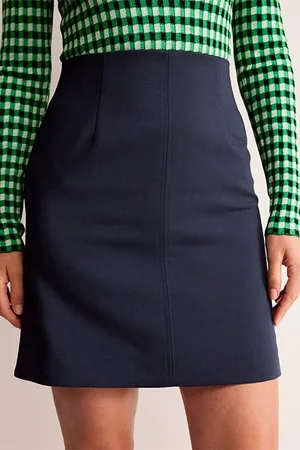 Boden Bi-stretch Mini Skirt Navy