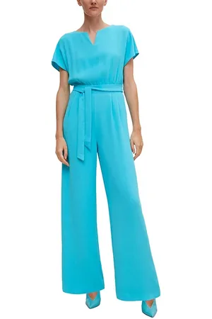 Comma, Jumpsuits Blue Green