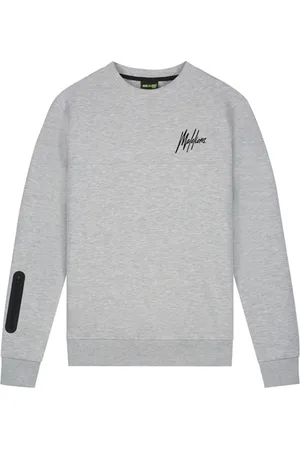 Malelions Sport Counter Crewneck Grey Melange