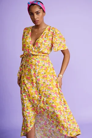 POM Amsterdam Dress - Pomegranate Yellow