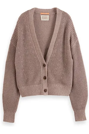 Scotch&Soda Relaxed Fit Boxy Cardigan Seastone