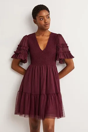 Boden Tulle Smocked Mini Party Dress Dpr