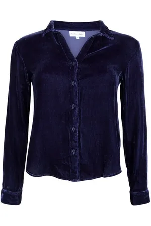 Bella Dahl Long Sleeve Clean Shirt Navy Ink
