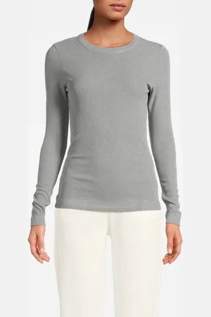 Rich & Royal Ev Glam Rib Longsleeve Pebble Grey