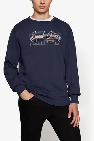 Signal Kavinsi Crew W. Print+ Deep Marine