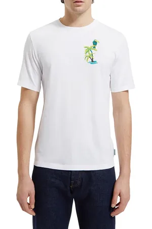 Scotch&Soda Front Back Artwork T-shirt White