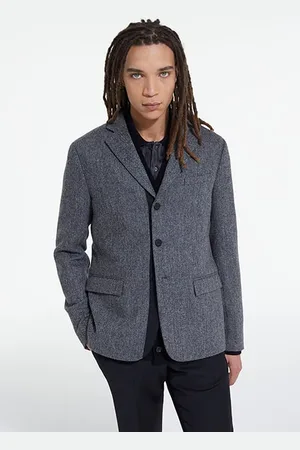 The Kooples Veste Seule Motif Zig Zag Grey