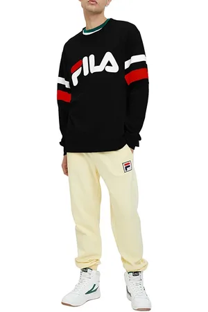 Fila Luohe Oversized Crew Sweat Black