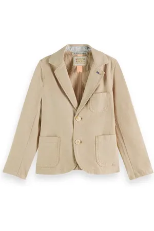 Scotch&Soda Cotton Linen Blazer Seastone