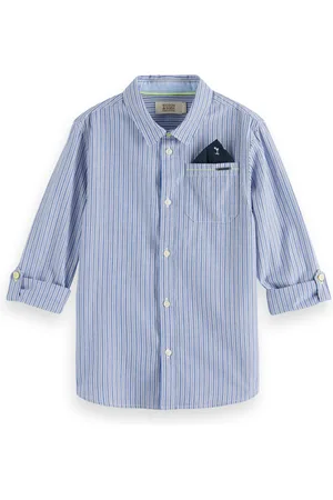 Scotch&Soda Regular-fit - Yarn-dyed Shirt Blue/white Stripe