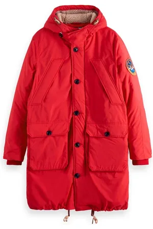 Scotch&Soda Heavy Weight Padded Parka Roady Red