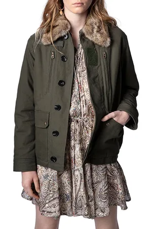 Zadig & Voltaire Zadig & Voltaire Kid Broderie Tdm Love Now Park Khaki