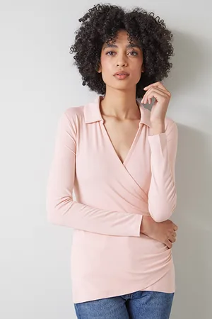 LK Bennett Saskia Long-sleeved Top Pink