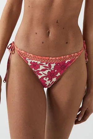Reiss Sheereen-tie Side Print B Coral