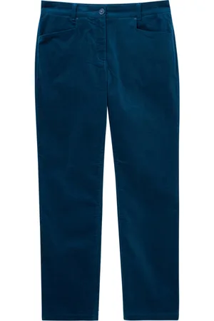 White Stuff Sienna Stretch Velvet Trousers Dk Teal