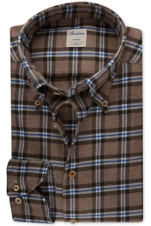 Stenströms Slimline/26, Rc Cuff Light Brown Check