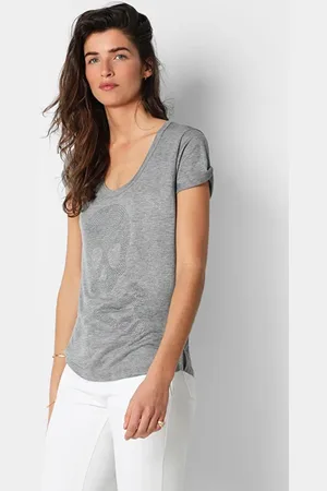 SCALPERS Tack Skull Tshirt Grey