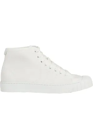 LK Bennett Taylor Canvas High Top Off White