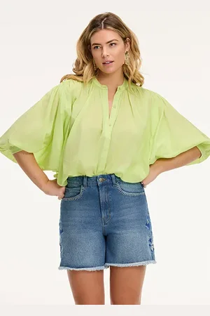 Shiwi Ladies Evelyn Blouse Lime Green