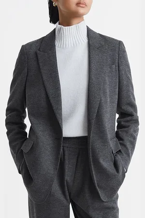 Reiss Amalie-sb Blazer Charcoal