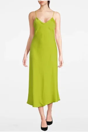 AllSaints Bryony Dress Zest Lime Green