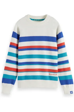 Scotch&Soda Yarn-dyed Stripe Pullover Colourful Stripe