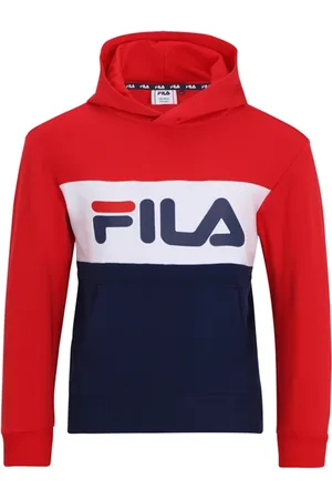 Fila Bagana Blocked Hoody Medieval Blue-true Red-bright White