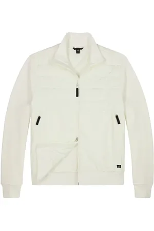Wahts Griffin | Quilted Sweat Jacket Retro White