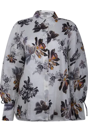AllSaints Leyla Lilly Shirt Stone White