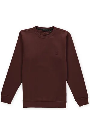 Aspact Ton Sur Ton Logo Crewneck Brown