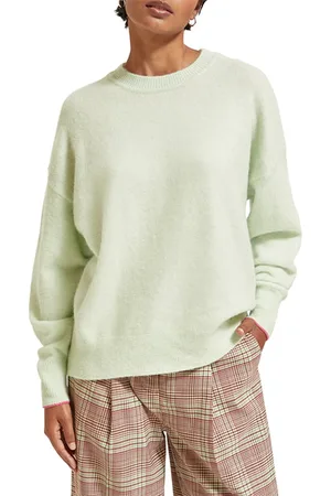 Scotch&Soda Fuzzy Crew Neck Pullover Light Mint