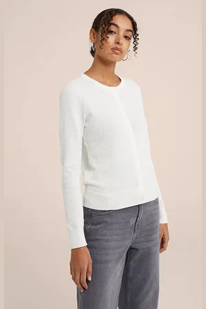 WE Fashion Cardigan Off-white