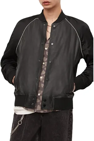 AllSaints Beau Bomber Black