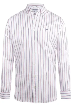 McGregor Two Tone Oxford Stripe Shirt Navy