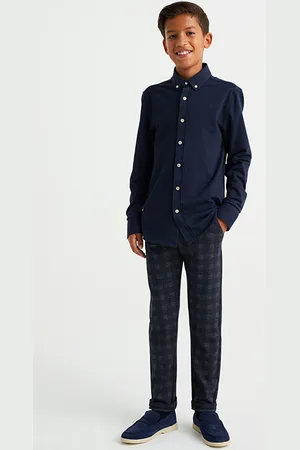 WE Fashion Pantalon Dark Blue