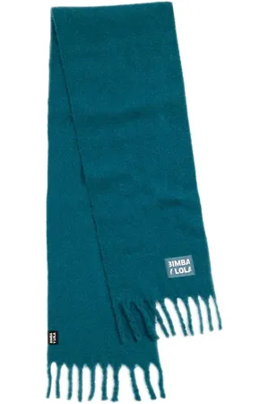 Bimba y Lola Blue Brushed Scarf