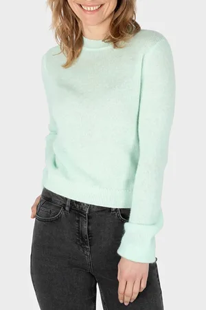 Sandwich Pullover Long Sleeves Sea Foam