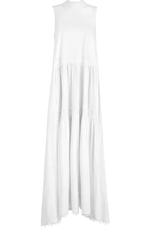 AllSaints Tier Dress Chalk White