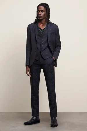 John Varvatos Slim Fit Pants With Welt Hip Pocket And Night Sky