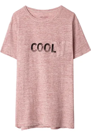 Zadig & Voltaire Zadig & Voltaire Amber Lin Word T-shirt Lin Orchid
