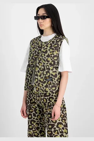 Alpha Industries Reversible Vest Camo Olive Leo Camo