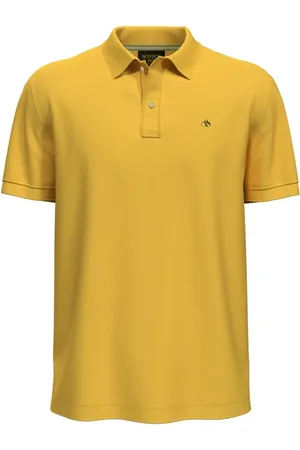 Scotch&Soda Garment -dyed Organic Cotton Pique Polo Golden Hour