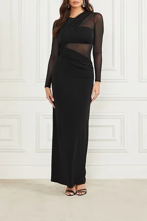 Guess GUESS Starstruck Gown Jet Maxi Dress Black