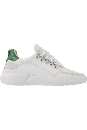 Nubikk Roque Roman (m) White Leather - Green