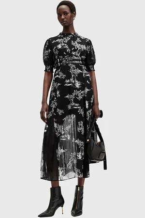 AllSaints Laverna Dress Maria Black