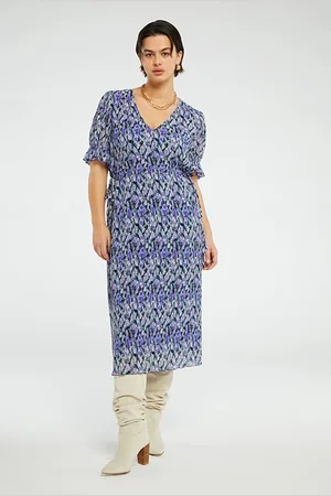 Fabienne Chapot Pauline Dress Poppy Purple/cream W