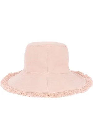 BY-BAR Fringed Bucket Hat Lilac Rose
