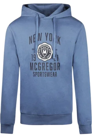 McGregor Graphic Hoody Faded Blue